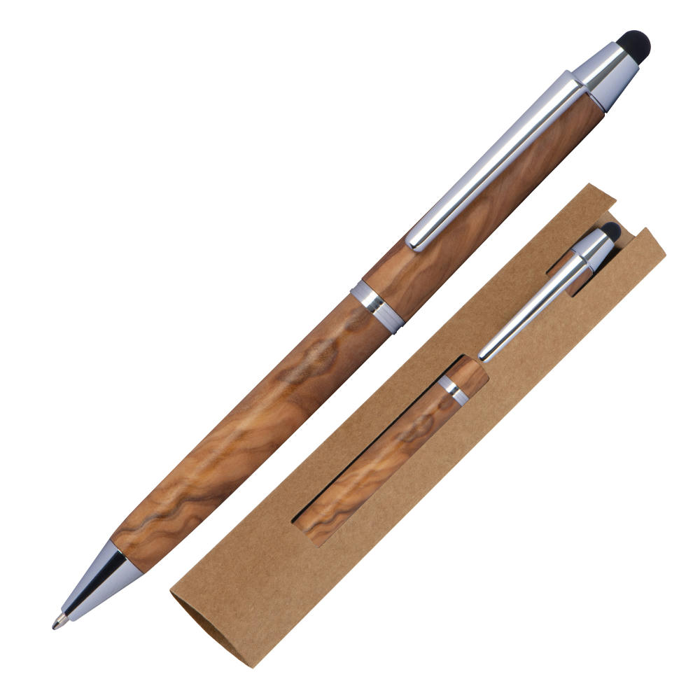 Product image Holz Kugelschreiber mit Touchfunktion Erfurt Werbeartikel