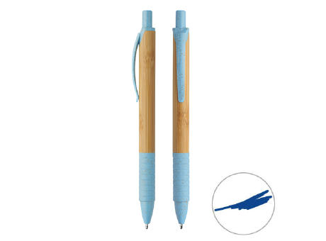 Grundfarbe beige, Zusatzfarbe hellblau