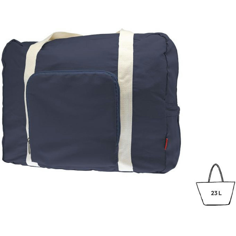 Product image Faltbare Reisetasche 'Tenerife', Polycotton Mitternachtsblau Werbeartikel