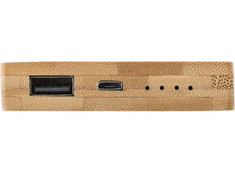 Powerbank aus Bambus Ruby bedrucken