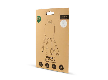 3192 | Xoopar Octopus Gamma 2 Powerbank with Bio Charging cable 3000mAh  Werbeartikel