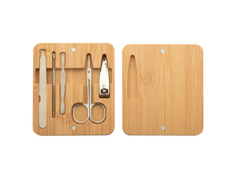 Bambus Maniküreset Manoky bedrucken