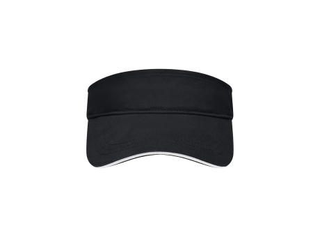 Sandwich Sunvisor - Trendiger Sunvisor mit kontrastfarbigem Sandwich Werbeartikel