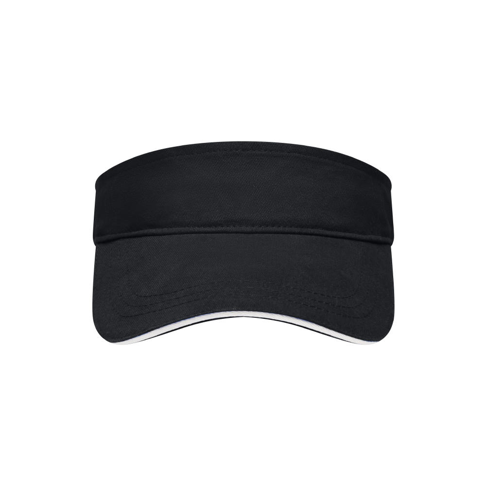 Product image Sandwich Sunvisor - Trendiger Sunvisor mit kontrastfarbigem Sandwich Werbeartikel