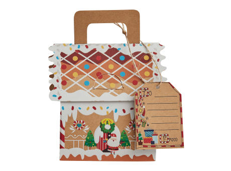 SMALL PRESENT - Papp-Geschenkhäuschen Werbeartikel