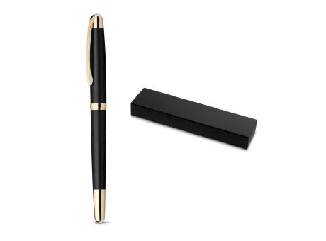 EZEKIEL ROLLER. Metallroller mit goldenen Akzenten Werbeartikel