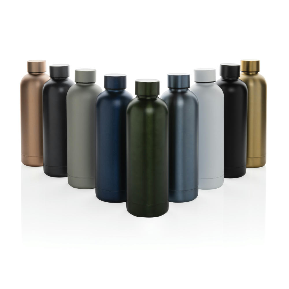 Impact Vakuumflasche aus RCS recyceltem Stainless-Steel Werbeartikel