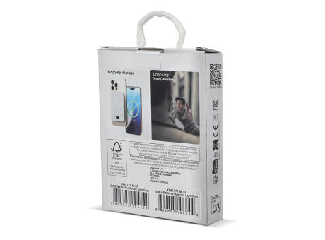 Xoopar Smile Wireless Mirror Powerbank Kompatibel mit MagSafe 5000 mAh bedrucken