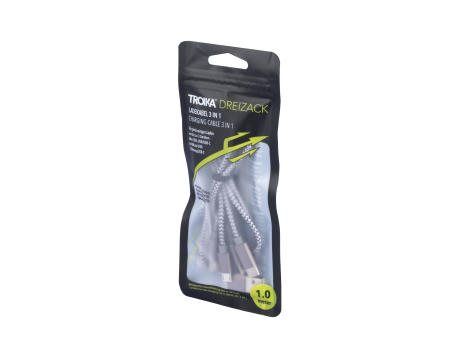 TROIKA Ladekabel TROIKA DREIZACK bedrucken