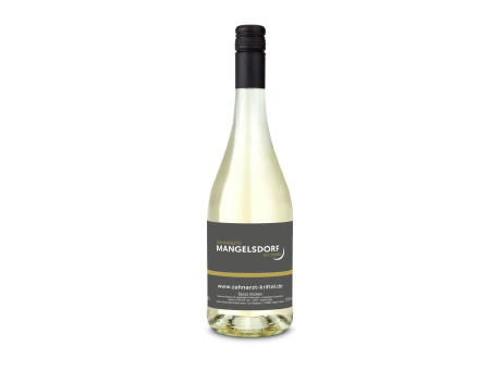 Deutscher Secco Trocken - Flasche klar, Schraubverschluss, 0,75 l Werbeartikel