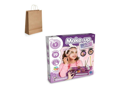 Makeup Studio Kit IV. Lernspiel lieferung inklusive einer kraftpapiertasche (115 g/m²) Werbeartikel