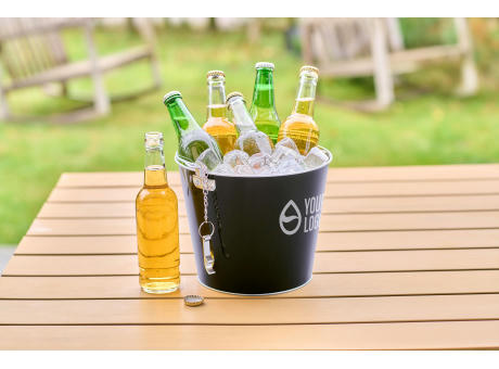 Eisbehälter aus Eisen und Aluminium Corey Werbeartikel