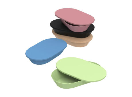 Snackschale "ToGo", mit Deckel Werbeartikel