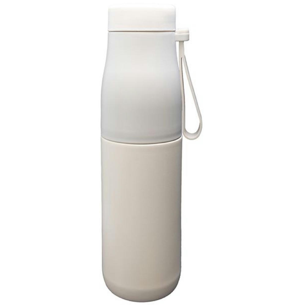 Isolierflasche 'Zeibu', beige, 550 ml Werbeartikel