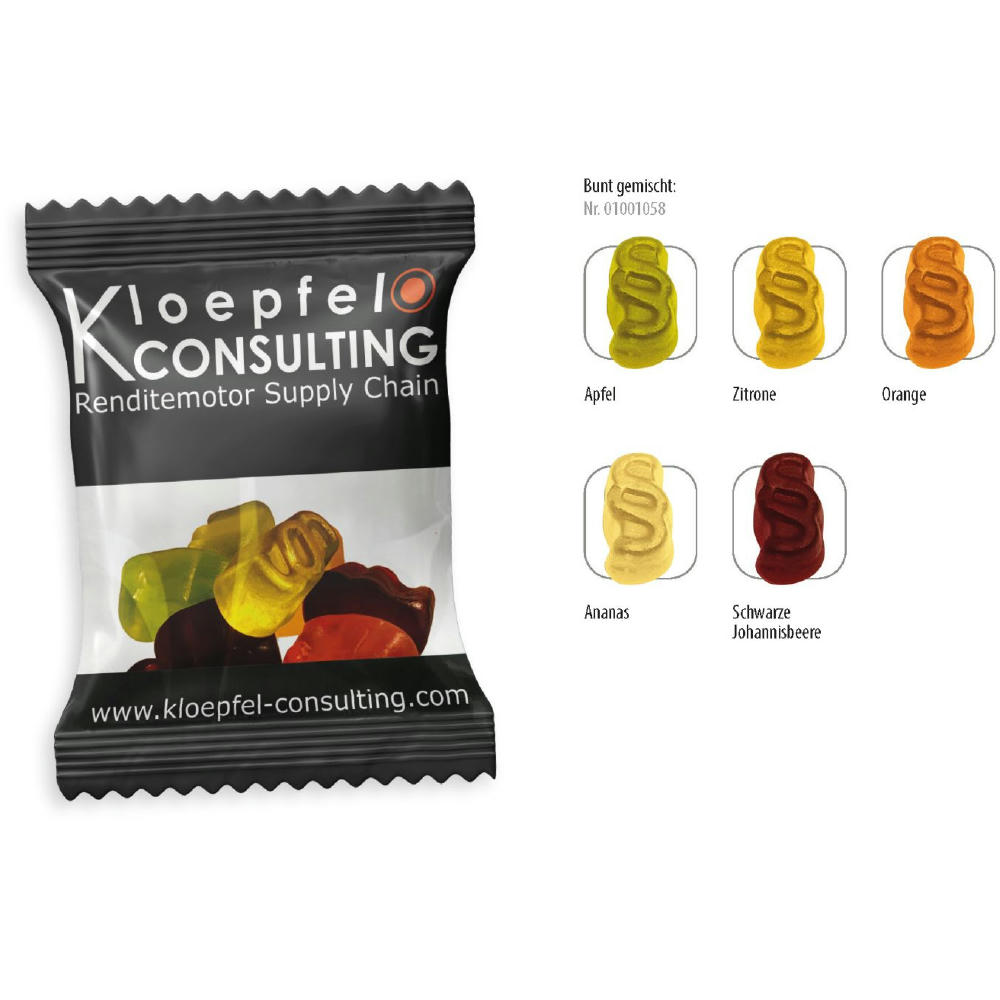 Product image Fruchtgummi Paragraph Werbetüte, 10 g, Inhalt: Fruchtgummi Paragraph Werbeartikel