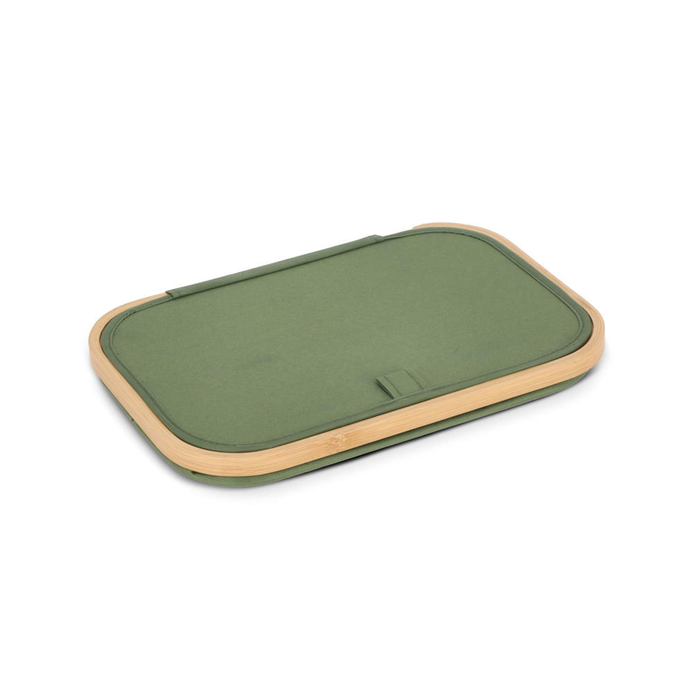 InSideOut faltbarer Korb mit Deckel Sogne 38 x 26 x 25cm rPET Werbeartikel
