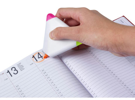 Textmarker aus Kunststoff Mica Werbeartikel