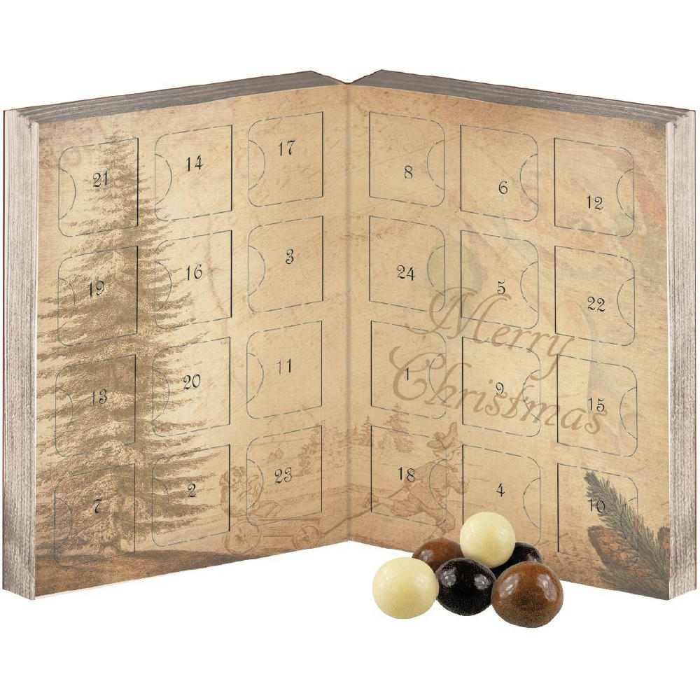 Product image Knusperkugeln-Mix, ca. 50g, Adventskalender Mini Klappbar Werbeartikel