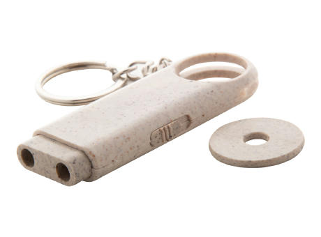 Schlüsselanhänger mit Einkaufswagen-Chip Bopor bedrucken