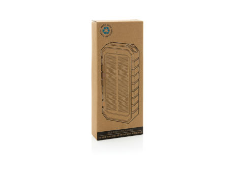 10.000 mAh Solar-Powerbank mit 10W Wireless aus RCS Plastik bedrucken