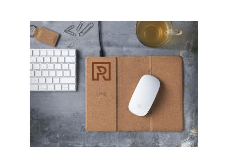 Cork Wireless Ladendes Mousepad Mausmatte Werbeartikel