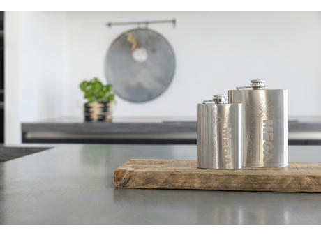 Flachmann aus Edelstahl Benedict Werbeartikel