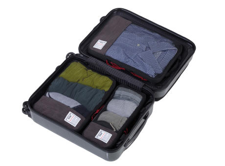 Product image TROIKA Reise-Kompressionstaschen Set BUSINESS PACKING CUBES bedrucken