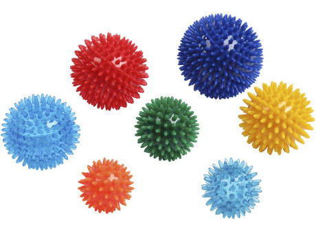 Igelball / Massageball, neutral (70mm, Grün) bedrucken