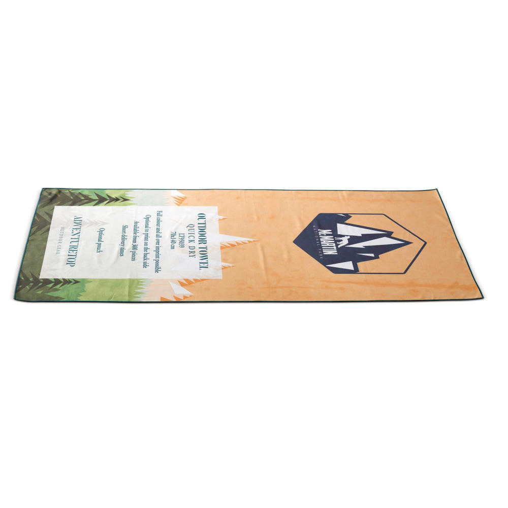 Product image Schnell trocknendes Handtuch 700x1400mm vollfarbig Werbeartikel