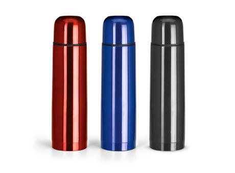 LUKA. Thermosflasche aus Edelstahl mit 500 ml Fassungsvermögen Werbeartikel