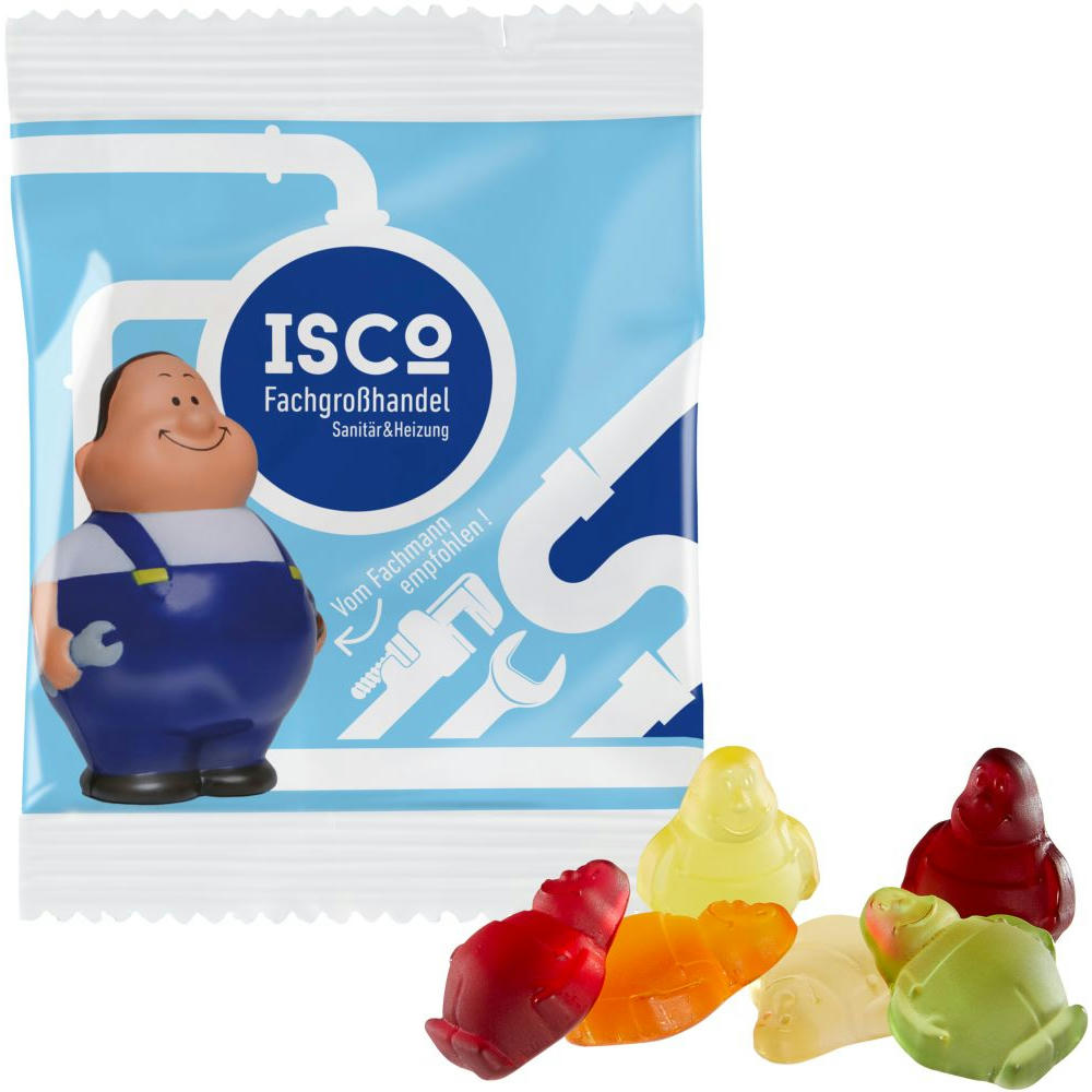 Product image Herr Bert® - Fruchtgummi im kompostierbaren Tütchen Werbeartikel