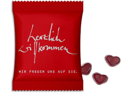 Fruchtgummi im Standardtütchen Werbeartikel