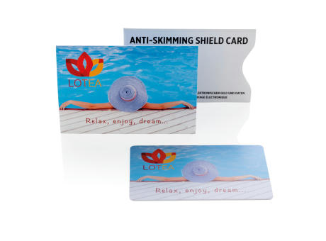 RFID Anti-Skimming-Karte mit aktivem Störchip bedrucken
