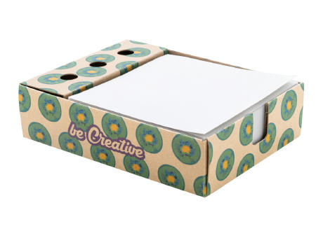 Zettelspender mit Stiftehalter Nolty Eco bedrucken