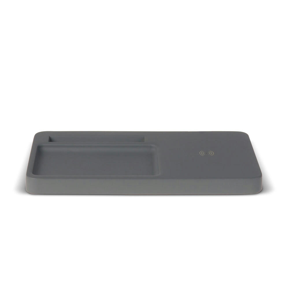 Limestone Desk organizer with wireless charger 5W Werbeartikel
