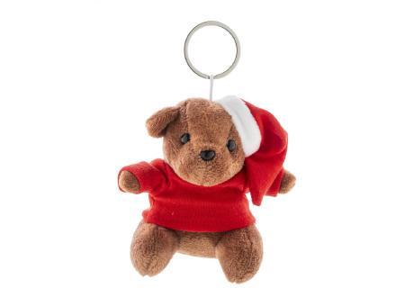 Product image Plüsch-Weihnachts-Teddybär-Schlüsselanhänger Julnalle Werbeartikel