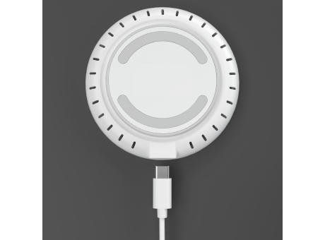 Kabelloses Schnellladegerät 15 W mit LED-Anzeige Werbeartikel