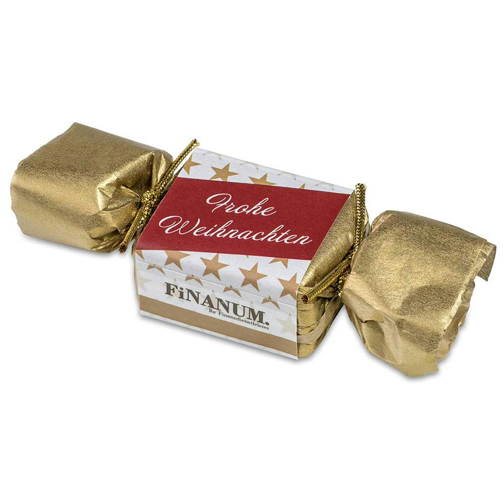 Mini-Seife - Vanille DeLuxe Gold Werbeartikel