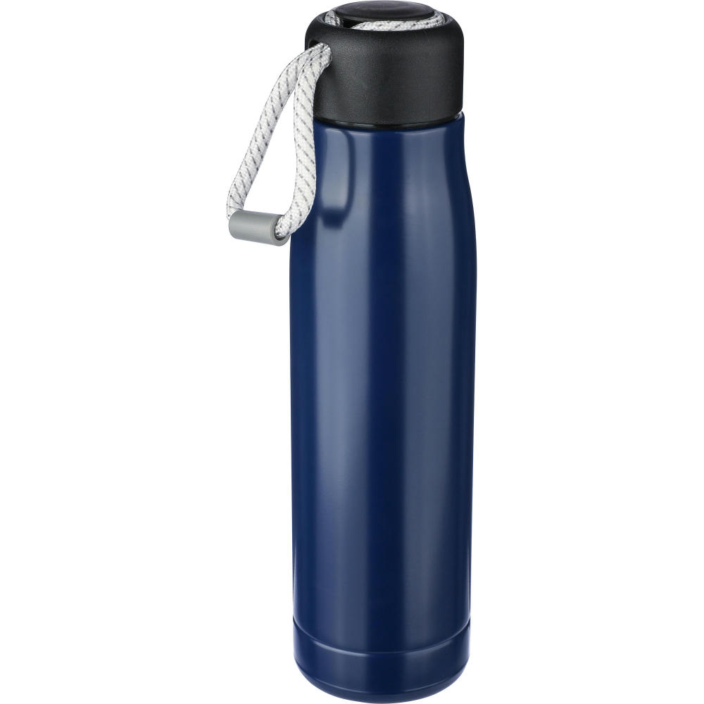 Doppelwandige Trinkflasche aus recyceltem Edelstahl (500 ml) Solene Werbeartikel