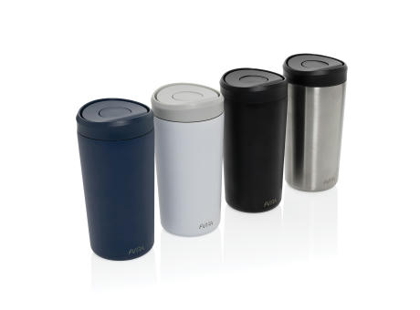 Avira Alix Klickbecher aus RCS rec. Stahl 400ml bedrucken