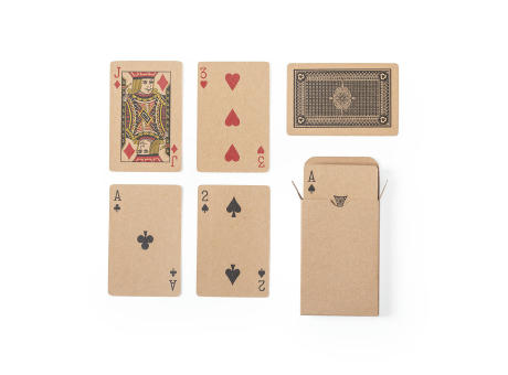 Französisches Kartenspiel Trebol Werbeartikel