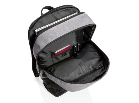 Moderner 15.6" USB & RFID Laptop-Rucksack, PVC-frei bedrucken