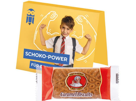 Product image Werbekarte Midi Caramel Biscuits Werbeartikel