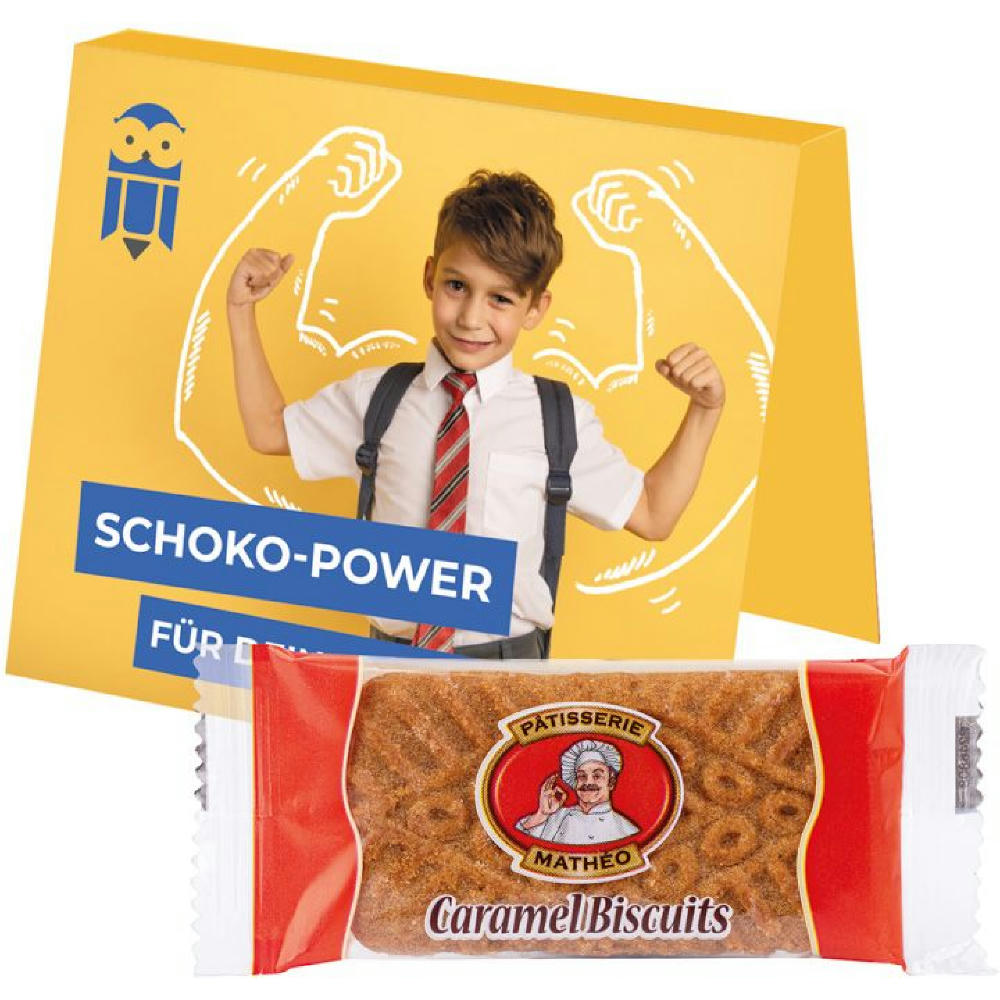 Product image Werbekarte Midi Caramel Biscuits Werbeartikel