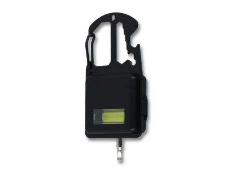 Kompaktes Multitool aus R-ABS &amp; Metall 7 Funktionen Werbeartikel