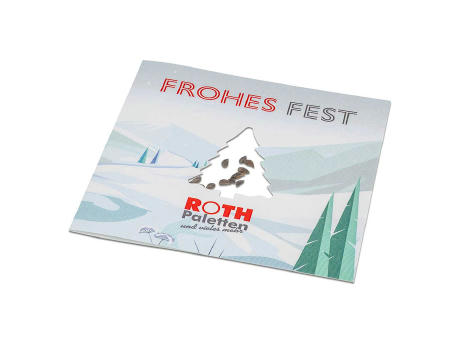 Samen-Karte Tannenbaum - Fichte Werbeartikel