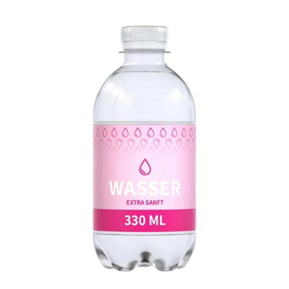 330 ml Wasser extra sanft - Eco Label Werbeartikel