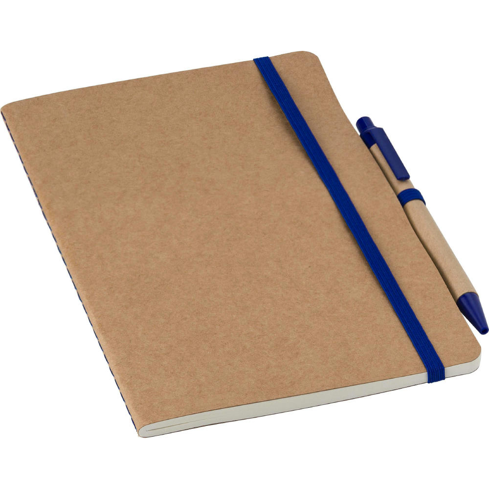 Notizbuch aus recyceltem Karton (A5) Theodore Werbeartikel