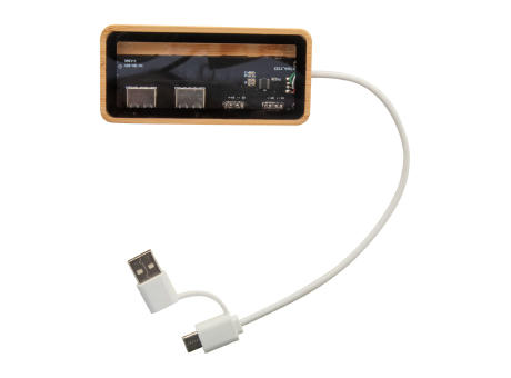 Transparenter USB-Hub SeeHub Werbeartikel