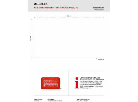 KFZ-Verbandtasche, SAFE INDIVIDUELL Werbeartikel